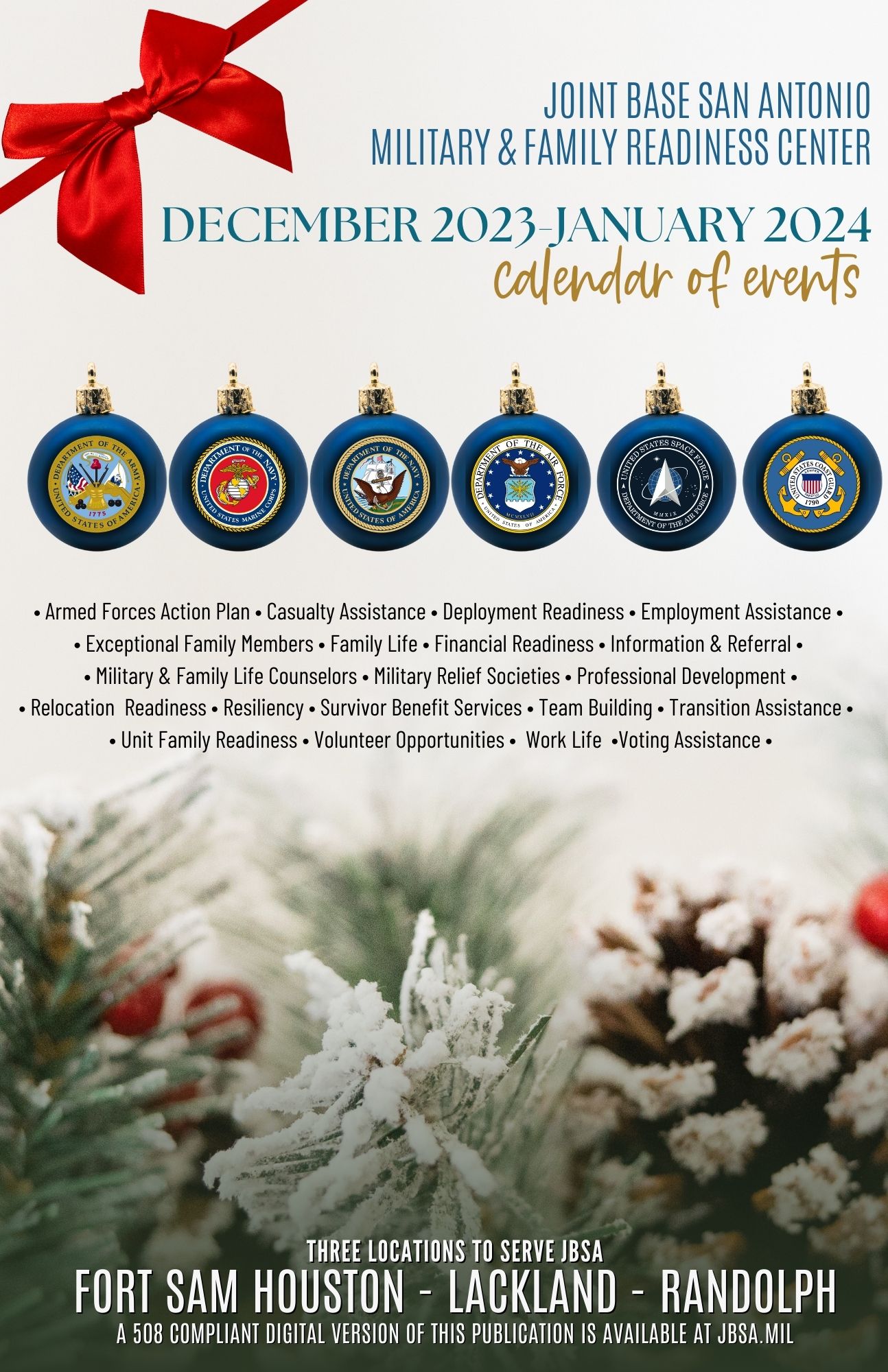 Calendar of Events DEC2023-JAN2024